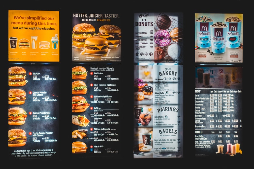 Cost-effective and attention grabbing digi menu for customers.