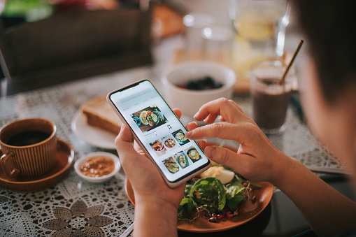 Contactless ordering offers variety to choose from.