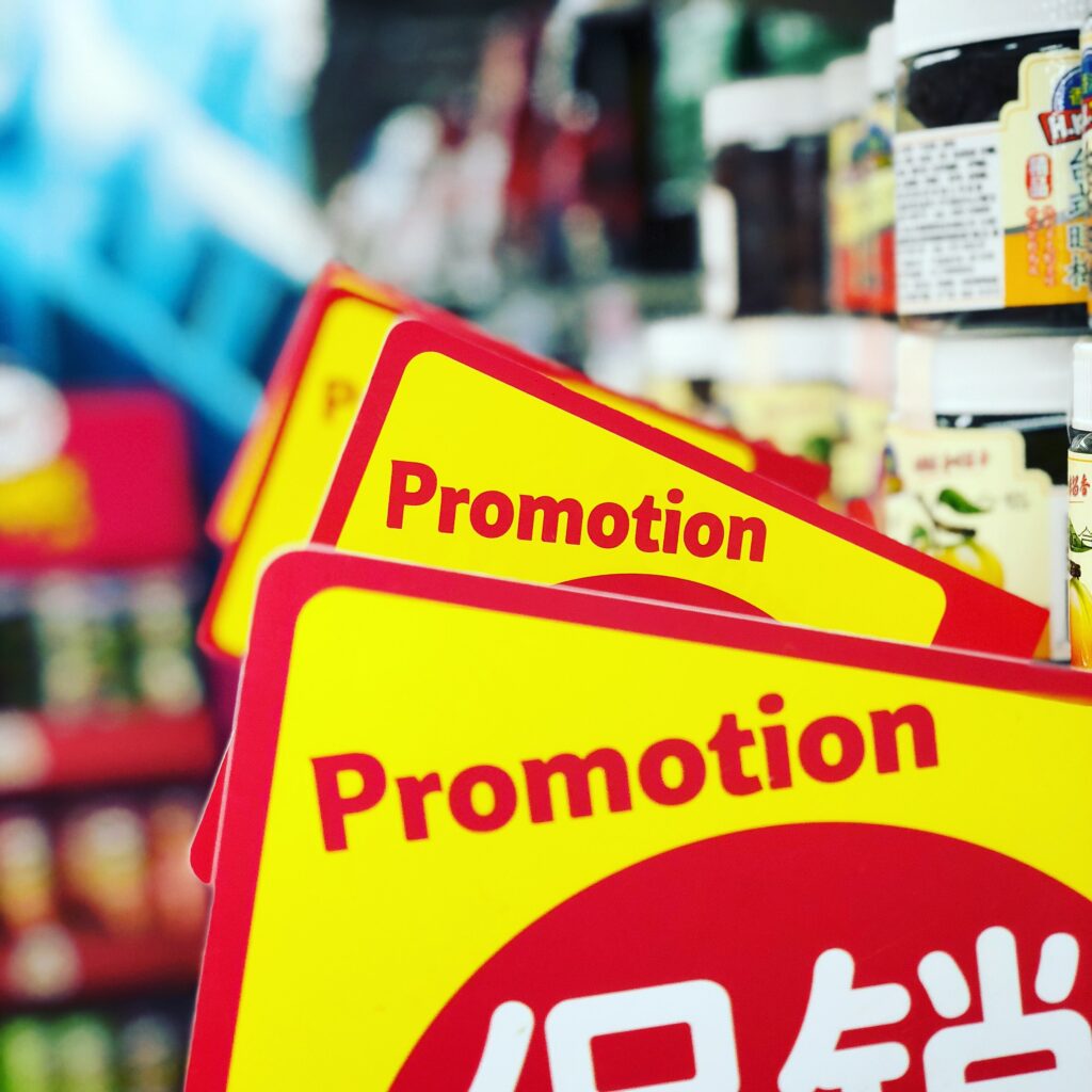 Promotional campaigns at restaurants increase sales.
